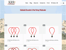 Tablet Screenshot of kabbalah-red-bracelets.com